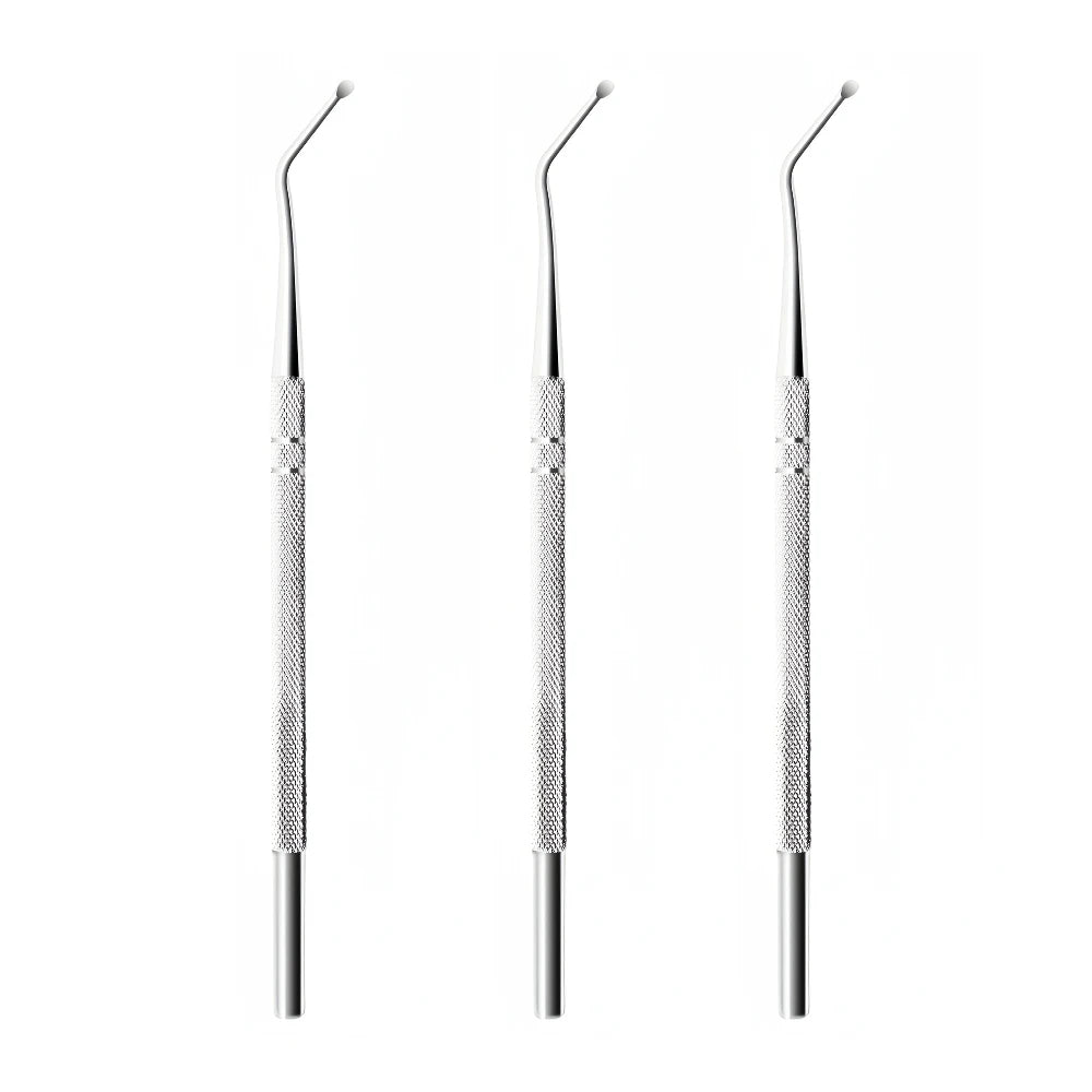 Stainless Steel Pedicure Nail Groove Spoon Set – 1/3/5pcs Pedicure Nail Tool PLUSH 3 PCS