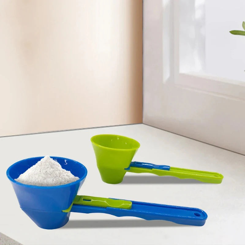 Mess-Free Protein Powder Scoop with Sliding Funnel Powder Scoop PLUSH