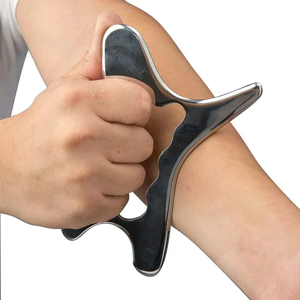 Stainless Steel Gua Sha Scraping Massage Tool | DUTRIEUX Gua Sha Massage Tool PLUSH