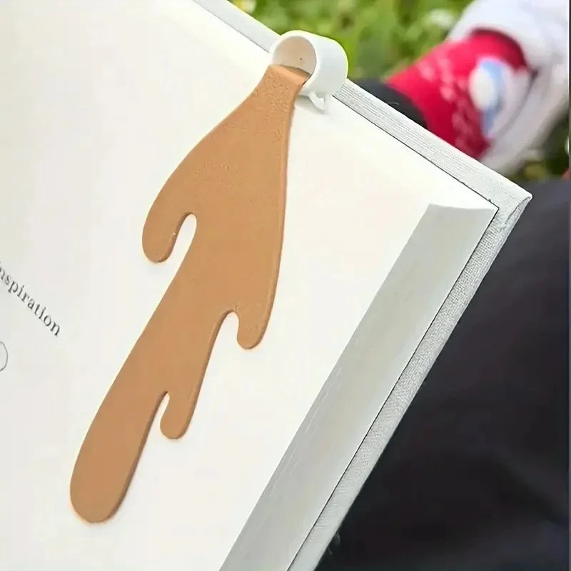 Coffee Cup PVC Bookmark – Fun Reading Gift for Book Lovers Novelty Bookmark PLUSH