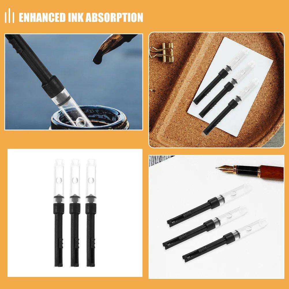 12pcs Fountain Pen Ink Converter Push-Pull Piston Filler Tool Pen Ink Converter PLUSH