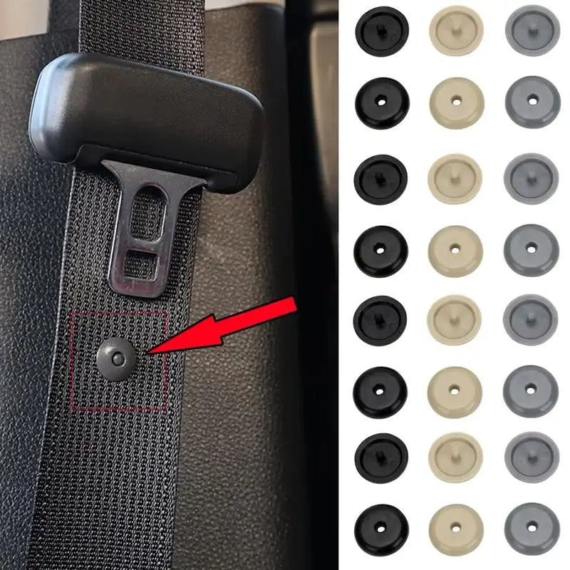 10 Pairs Universal Car Seat Belt Clips – Safety Stopper Buckle Seat Belt Clip PLUSH