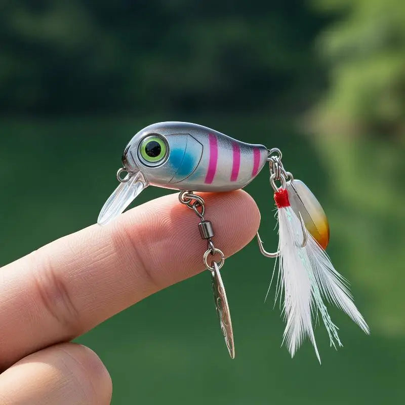 Metal Spinner Spoon Fishing Lure 3.8cm 5g – Trout & Bass Spinner Fishing Lure PLUSH