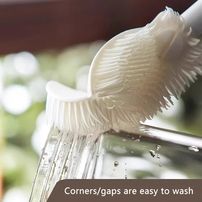 Long-Handle Cup Cleaning Brush – 90° Gap Brush for Tumblers Cup Cleaning Brush PLUSH