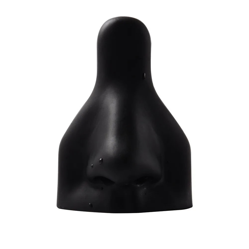 Silicone Nose Model Display Stand for Nose Studs & Jewelry Jewelry Display Stand PLUSH Black