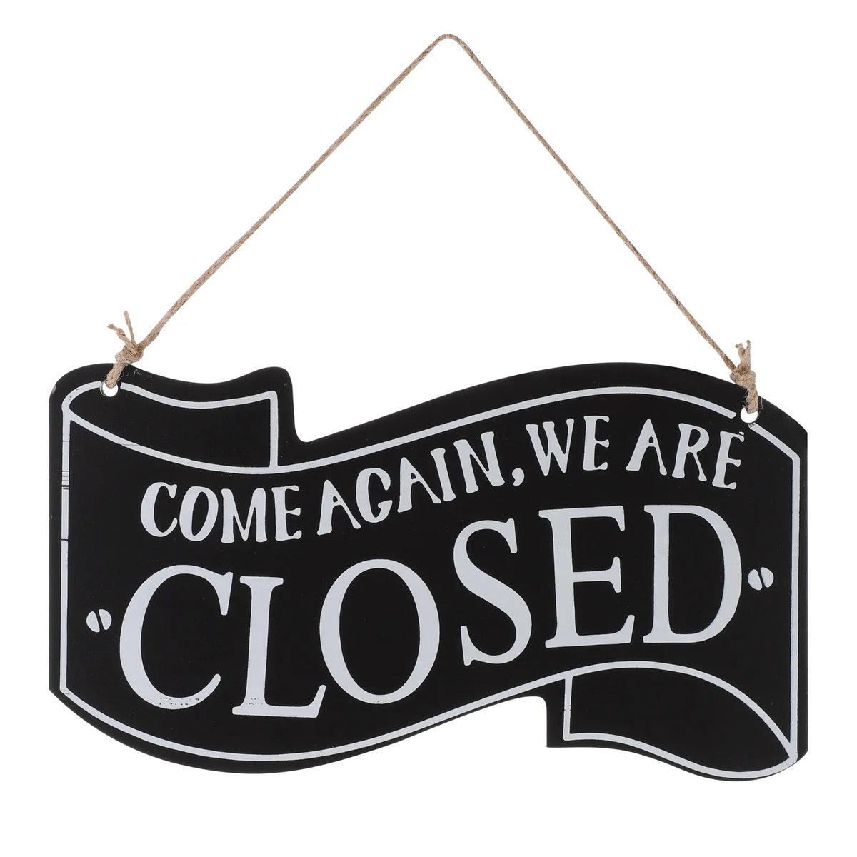 Rustic Wooden Double-Sided Open Closed Door Hanging Sign Door Hanging Sign PLUSH