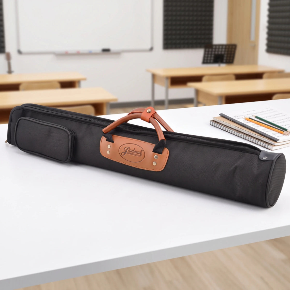Wind Instrument Gig Bag – Zippered Case with Pocket Instrument Gig Bag PLUSH
