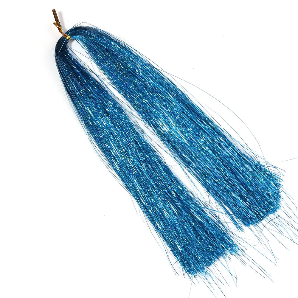 Iridescent Tinsel Icicle Garland 3000pcs – Christmas Decoration Christmas Tree Garland PLUSH Lake Blue