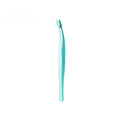 Ouriner Flat Tip Eyelash Tweezers – Precision Lash Extension Tool Eyelash Tweezers PLUSH Blue