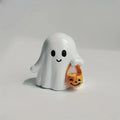 Anime Pumpkin Statue Glow Halloween Décor – 1 or 2 Pcs Halloween Décor Statue PLUSH A Ordinary 1Pcs