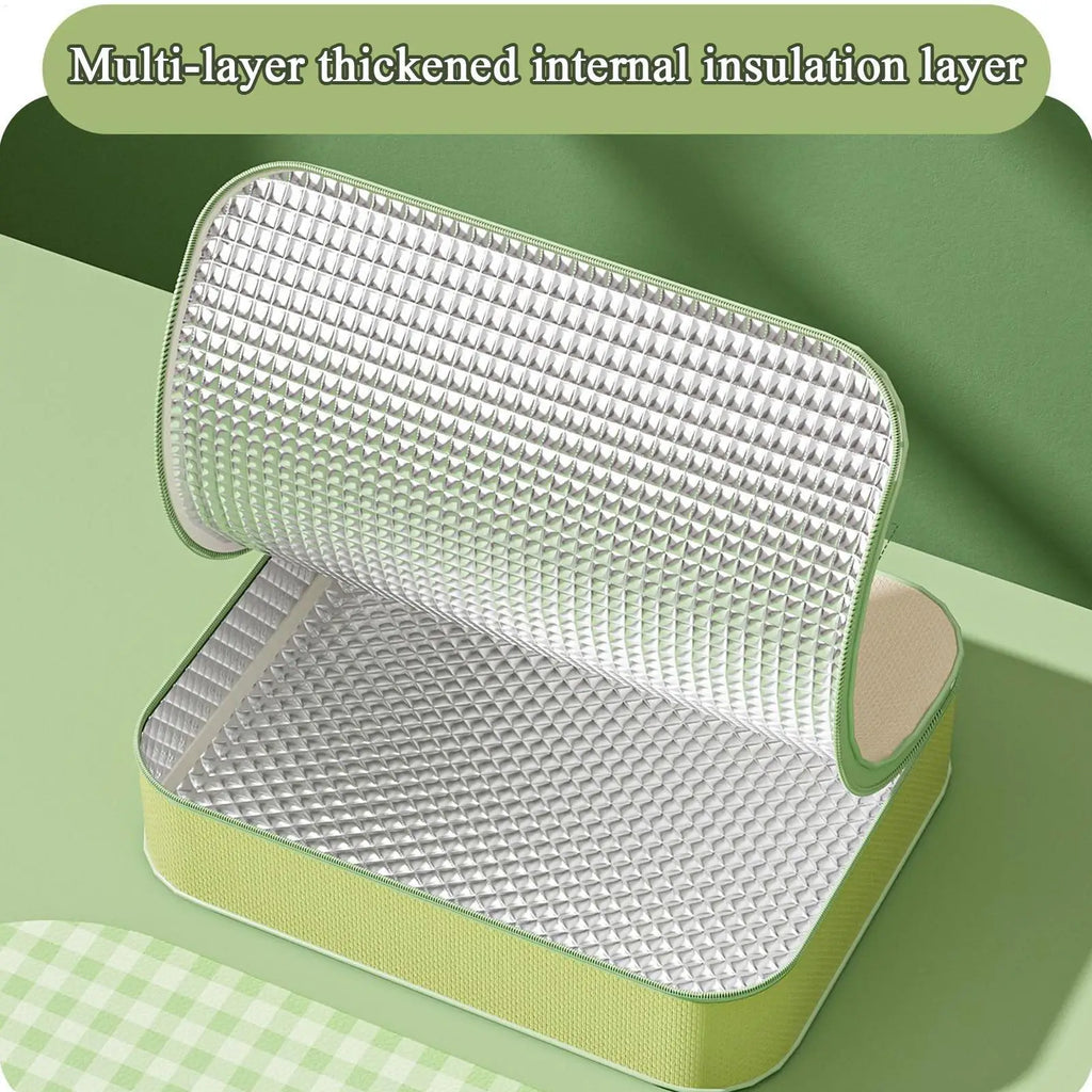 Stainless Steel Divided Lunch Box Set With Bowl & Cutlery Divided Lunch Box Set PLUSH