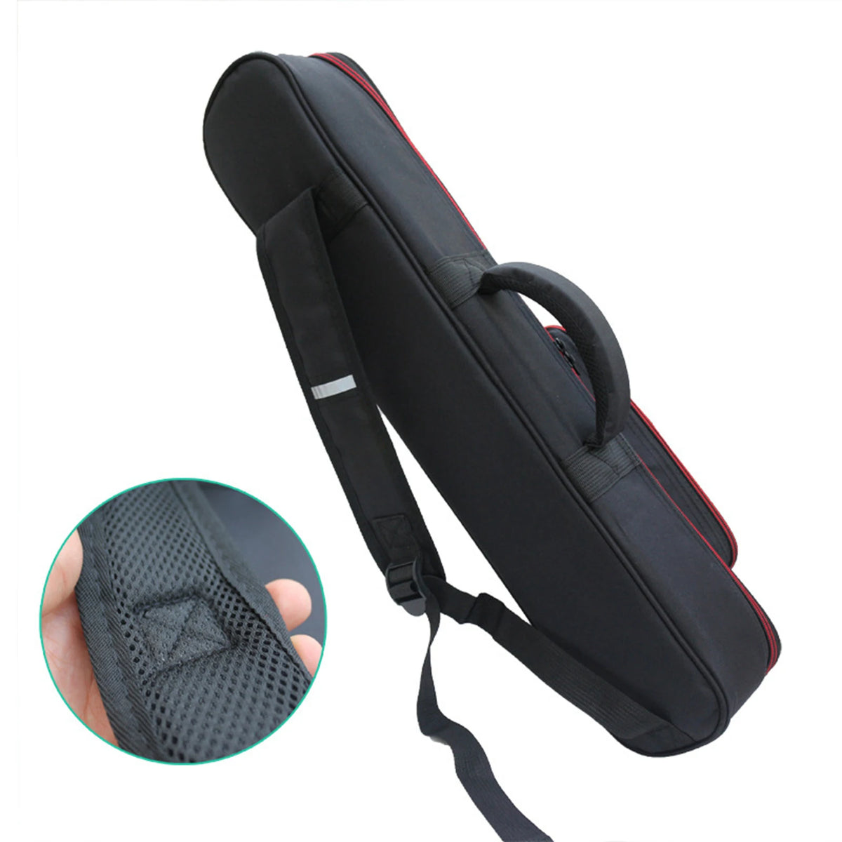 Soprano Saxophone Gig Bag – 15mm Padded Water Resistant Saxophone Gig Bag PLUSH