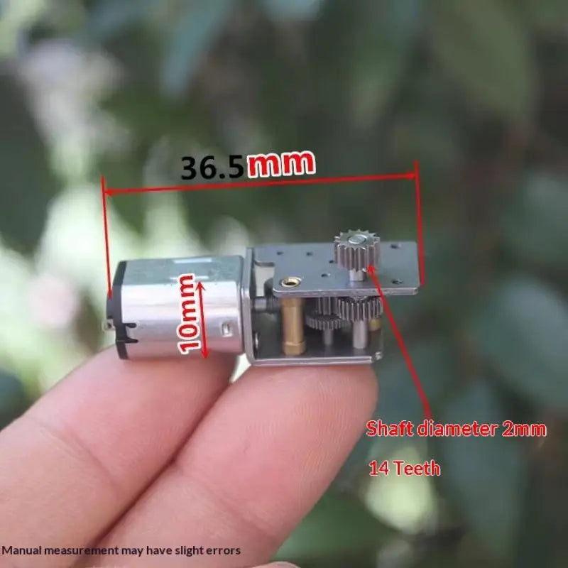 DC 3V 3.7V 20RPM Mini N20 All-Metal Gear Motor for RC Robot DC Gear Motor PLUSH