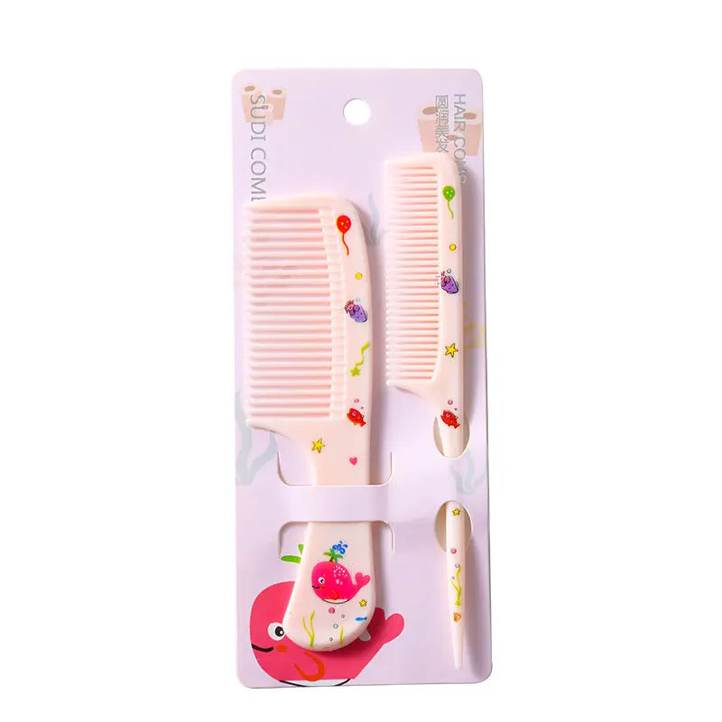 Kids Animal Comb Set – Fine Tooth & Tail Comb for Toddlers Kids Hair Comb Set PLUSH