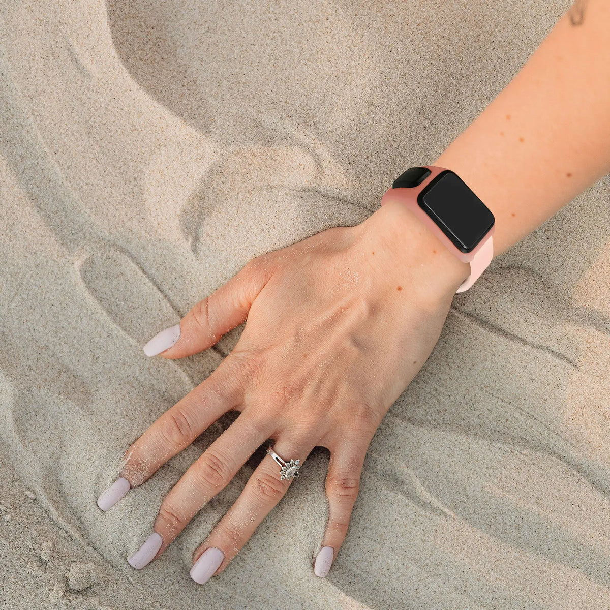 Silicone GPS Sports Watch Band – Adjustable Replacement Strap Watch Band PLUSH
