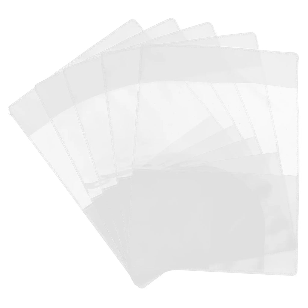 5-Pack Clear Waterproof Passport Holder & Travel Card Sleeve Passport Holder PLUSH