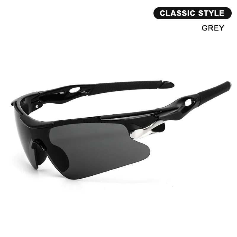 RIDERACE UV400 Cycling Sunglasses – Road & MTB Bike Goggles Cycling Sunglasses PLUSH Gray