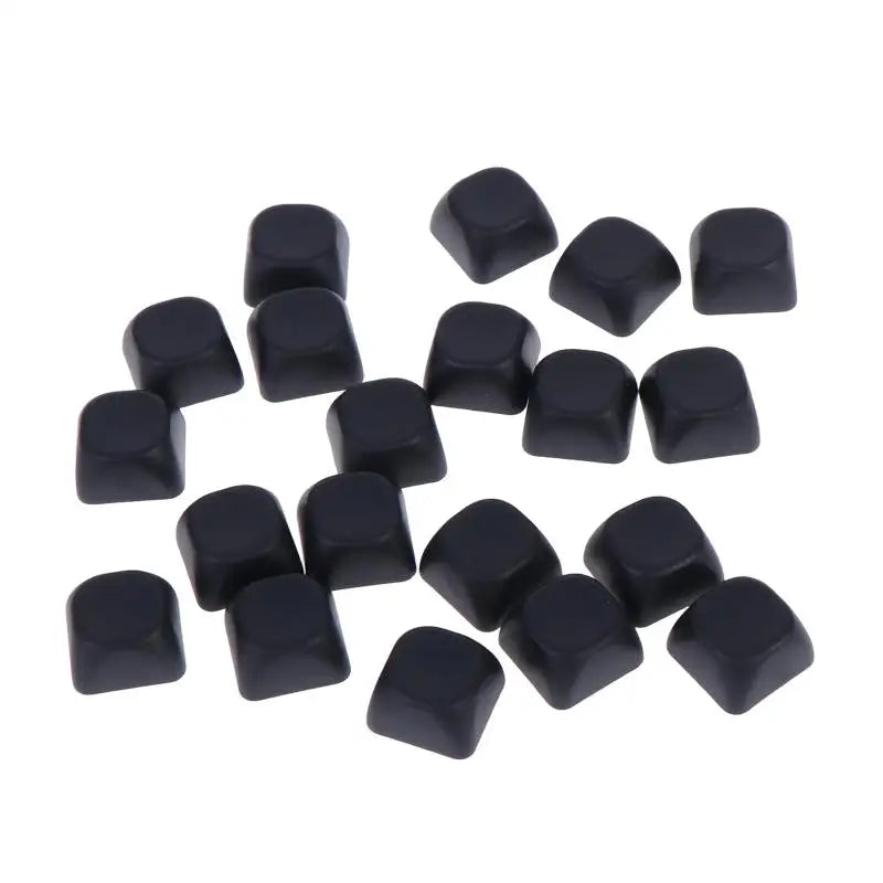 PBT Blank Keycaps 10/20pcs – DIY Mechanical Keyboard Key Covers Mechanical Keyboard Keycaps PLUSH 20pcs Black