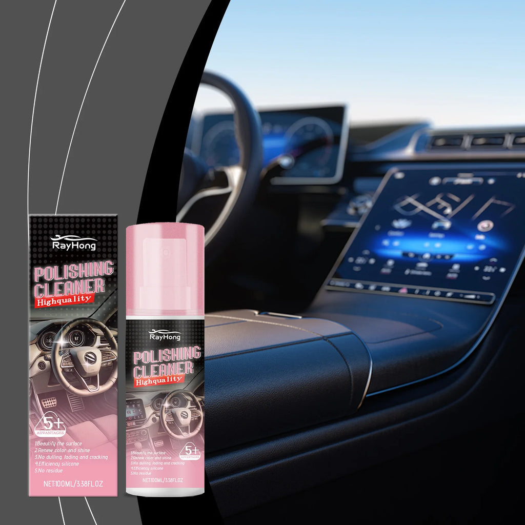 RayHong Car Interior Cleaner & Protectant Spray 100ml Car Interior Cleaner PLUSH