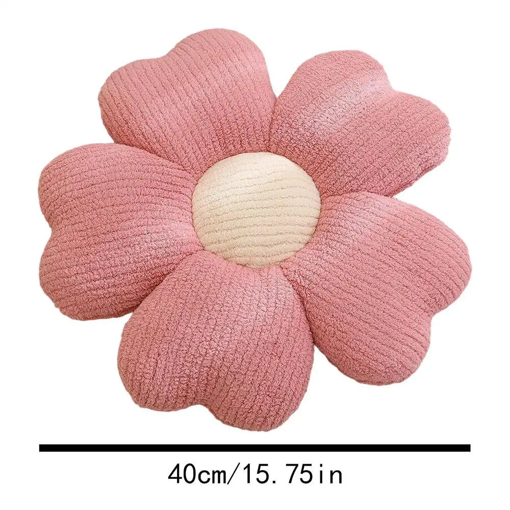 Petal Throw Pillow 40cm Colorful Flower Plush Cushion Decor Decorative Throw Pillow PLUSH Pinks