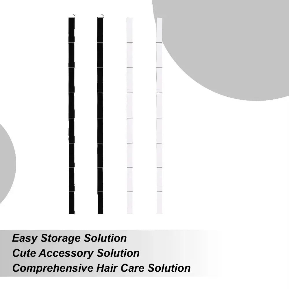 Wall-Mounted Headband Organizer – 8-Slot Holder, 3-Pack Headband Storage Holder PLUSH