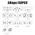 Halloween Temporary Tattoos Kit – Spider Web, Bat & Spider Temporary Tattoo Kit PLUSH 5 Bags