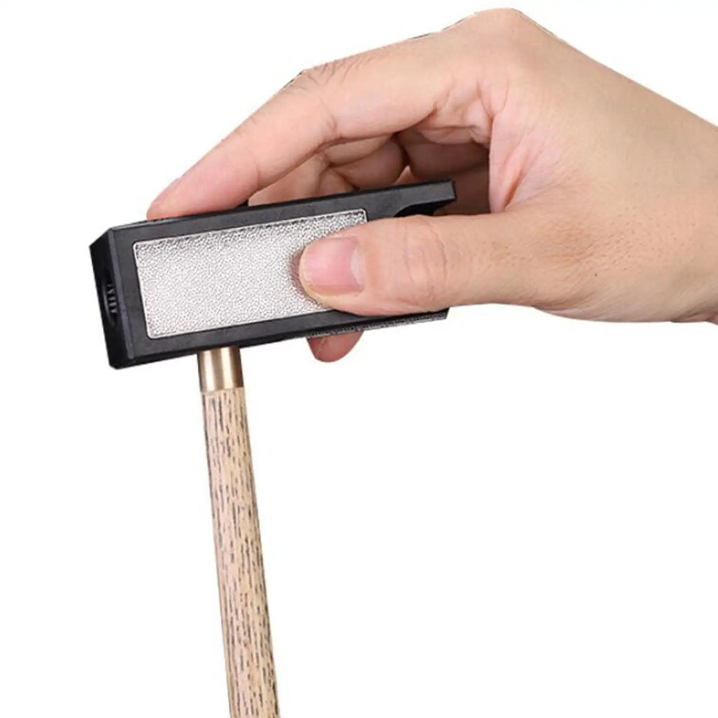 9-in-1 Pool Cue Tip Repair & Shaping Tool | Billiard Accessory Cue Tip Repair Tool PLUSH