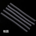 10pcs Plastic Spiral Ring Size Adjuster – Transparent & Gold Ring Size Adjuster PLUSH Transparent 03