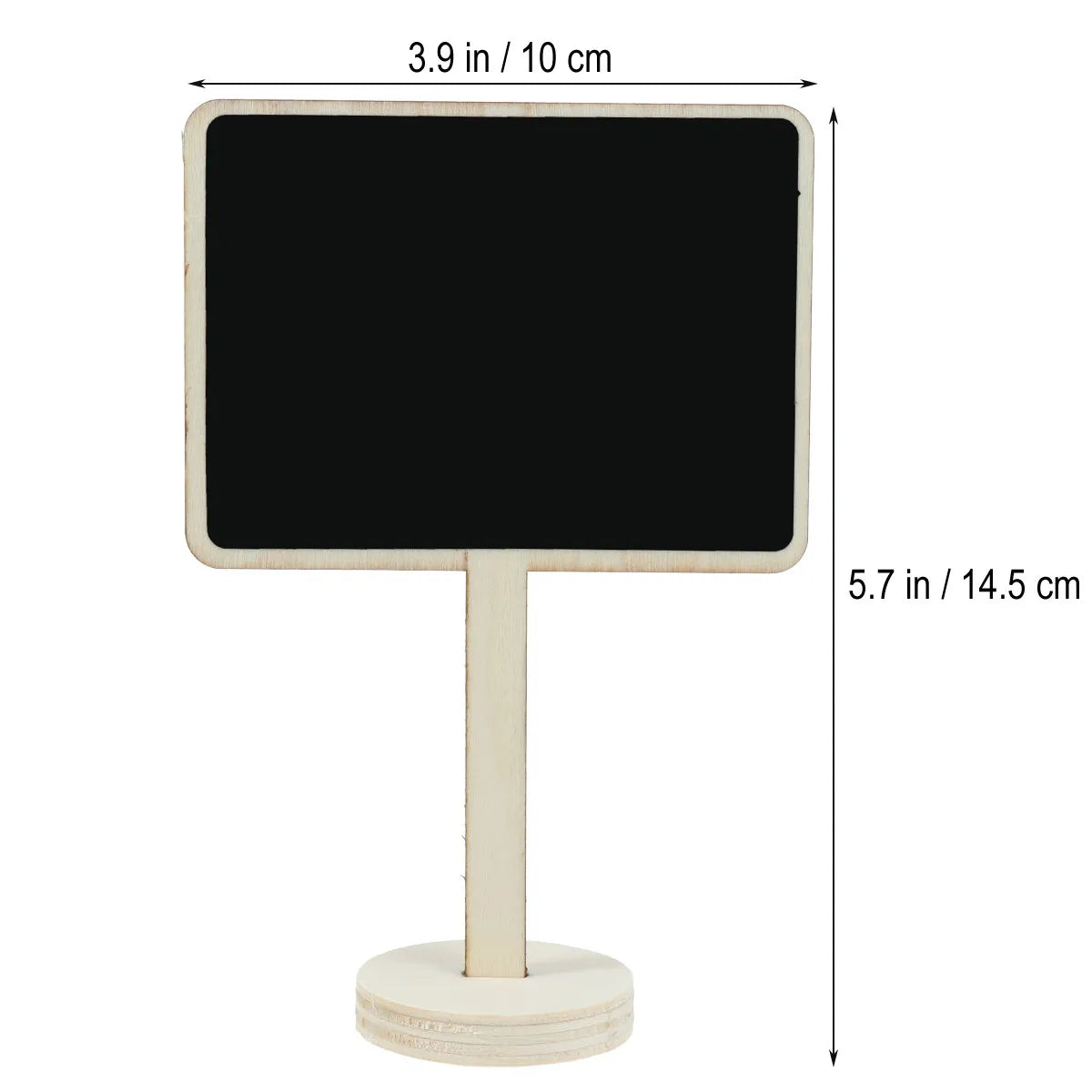 10pcs Mini Wooden Chalkboard Signs with Stand | Wedding & Party Chalkboard Table Signs PLUSH