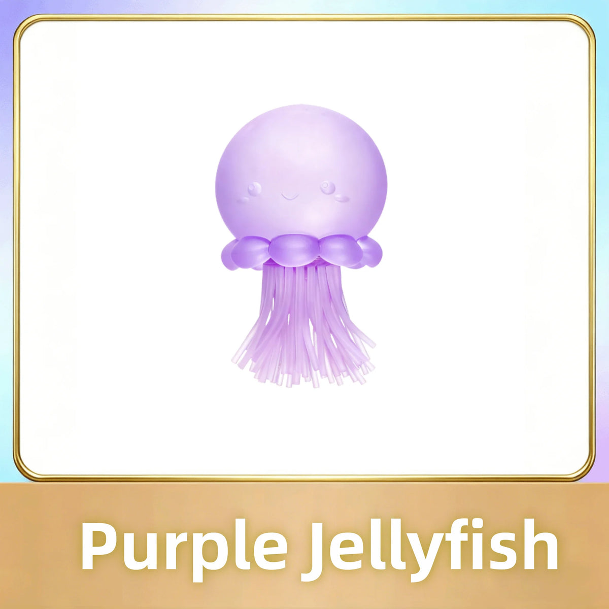Jellyfish Squishy Sensory Toy – Slow Rebound Squeeze Fidget Ball Squishy Fidget Toy PLUSH Purple Color