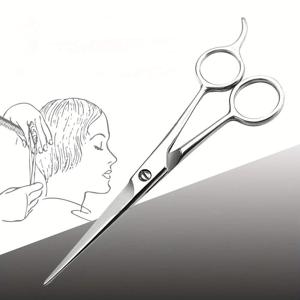Stainless Steel Barber Shears – Haircut & Beard Scissors Barber Shears PLUSH