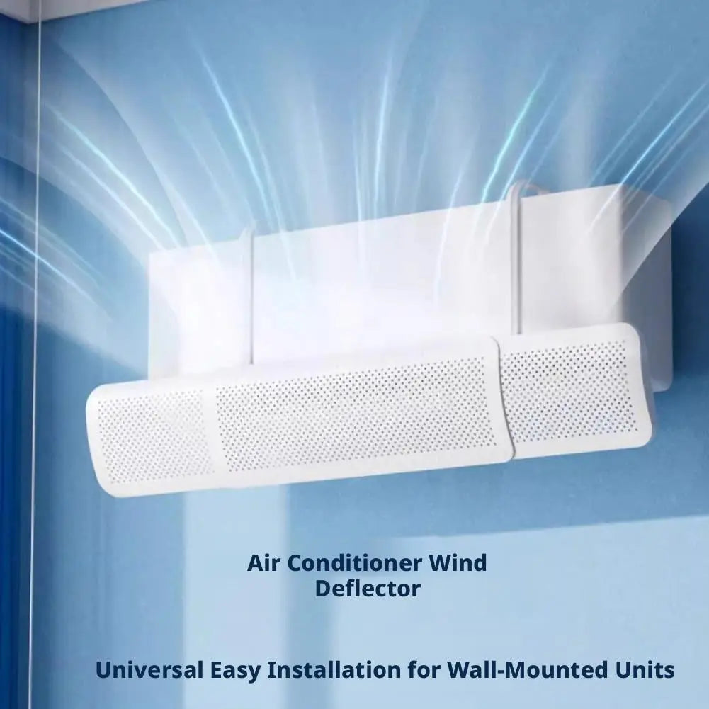 Retractable AC Wind Deflector – Universal Wall Mount Air Guide AC Wind Deflector PLUSH