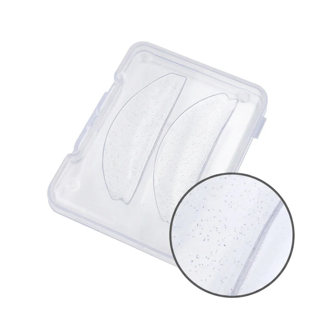 Silicone Lash Lift Pads Self-Adhesive | 2 Sizes, 9 Colors Lash Lift Pads PLUSH Clear Glitter Pink