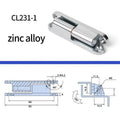 Heavy-Duty Detachable Cabinet Hinge – Zinc Alloy & Steel Cabinet Hinge PLUSH 1 zinc alloy