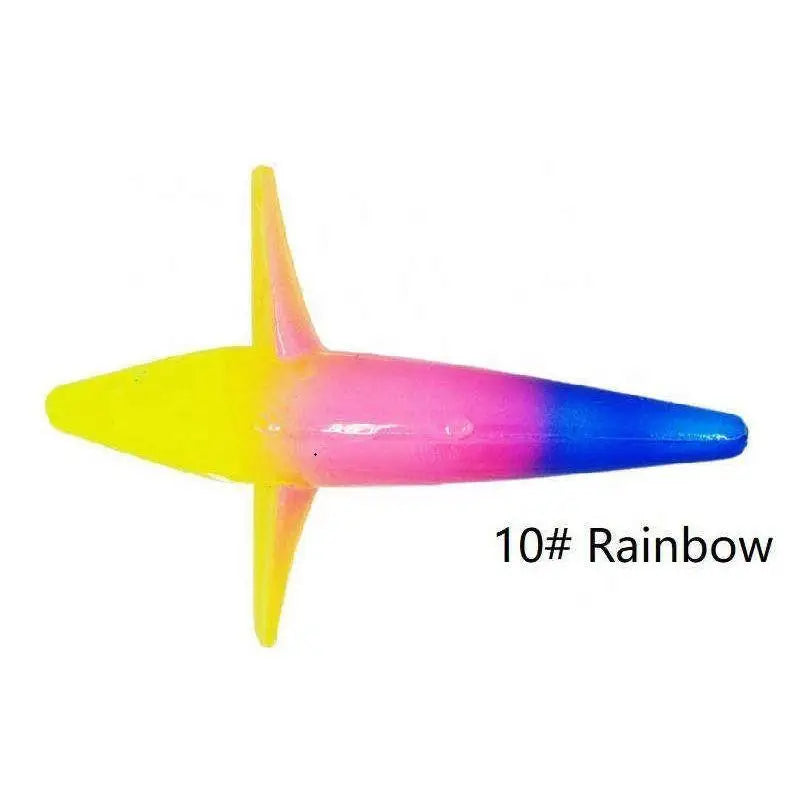5-Inch Bird Teaser Trolling Lure for Marlin & Tuna Trolling Fishing Lure PLUSH Rainbow