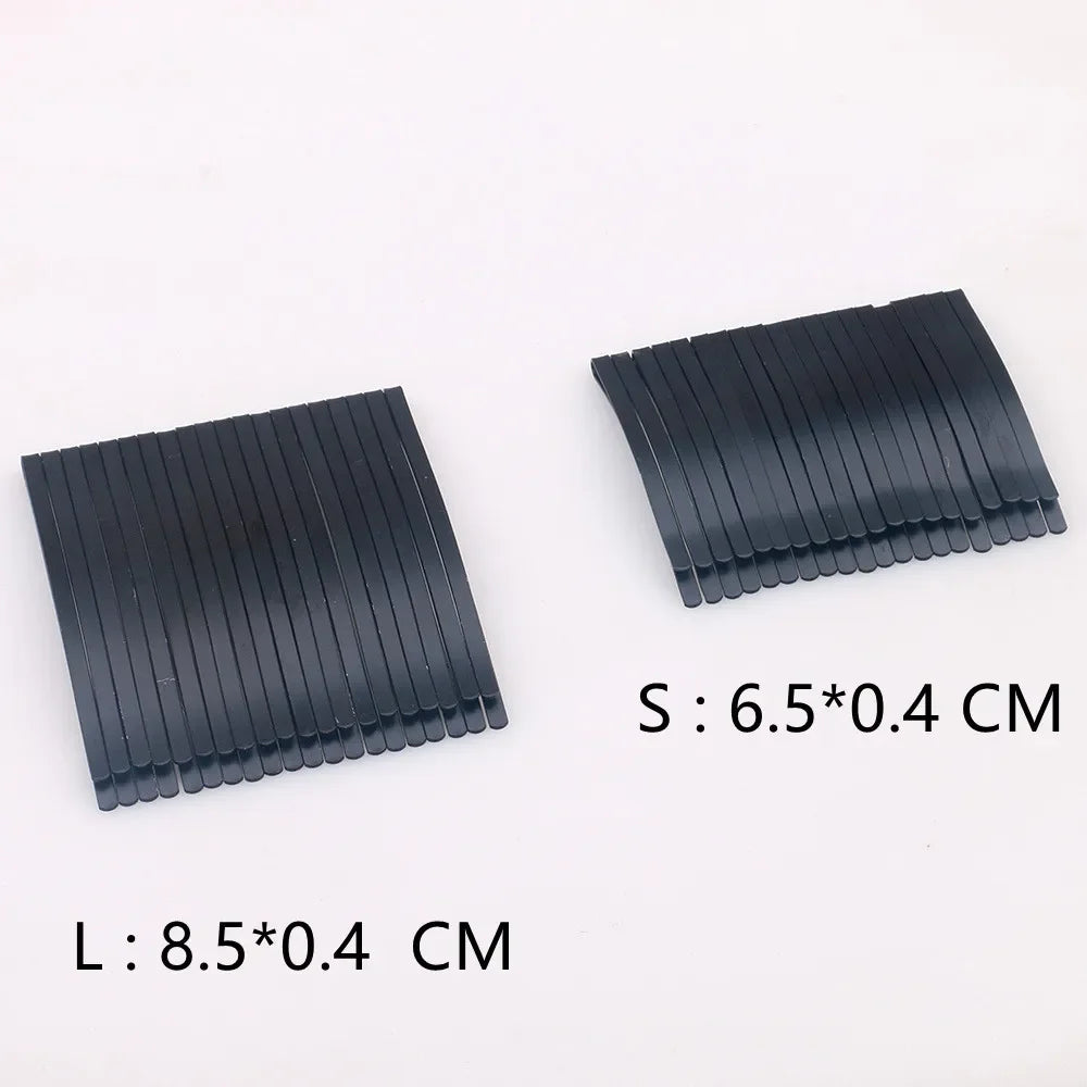10pcs Black Invisible Wire Hair Clips – Wide Bobby Pins Set Hair Clips Set PLUSH