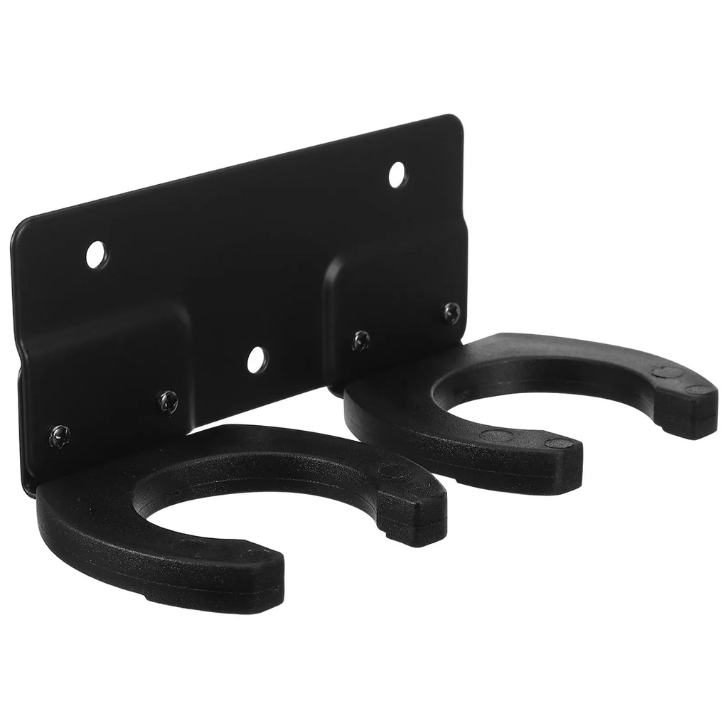 Wall Mount Double Microphone Holder Rack – Foxnovo Mic Stand Microphone Holder Rack PLUSH