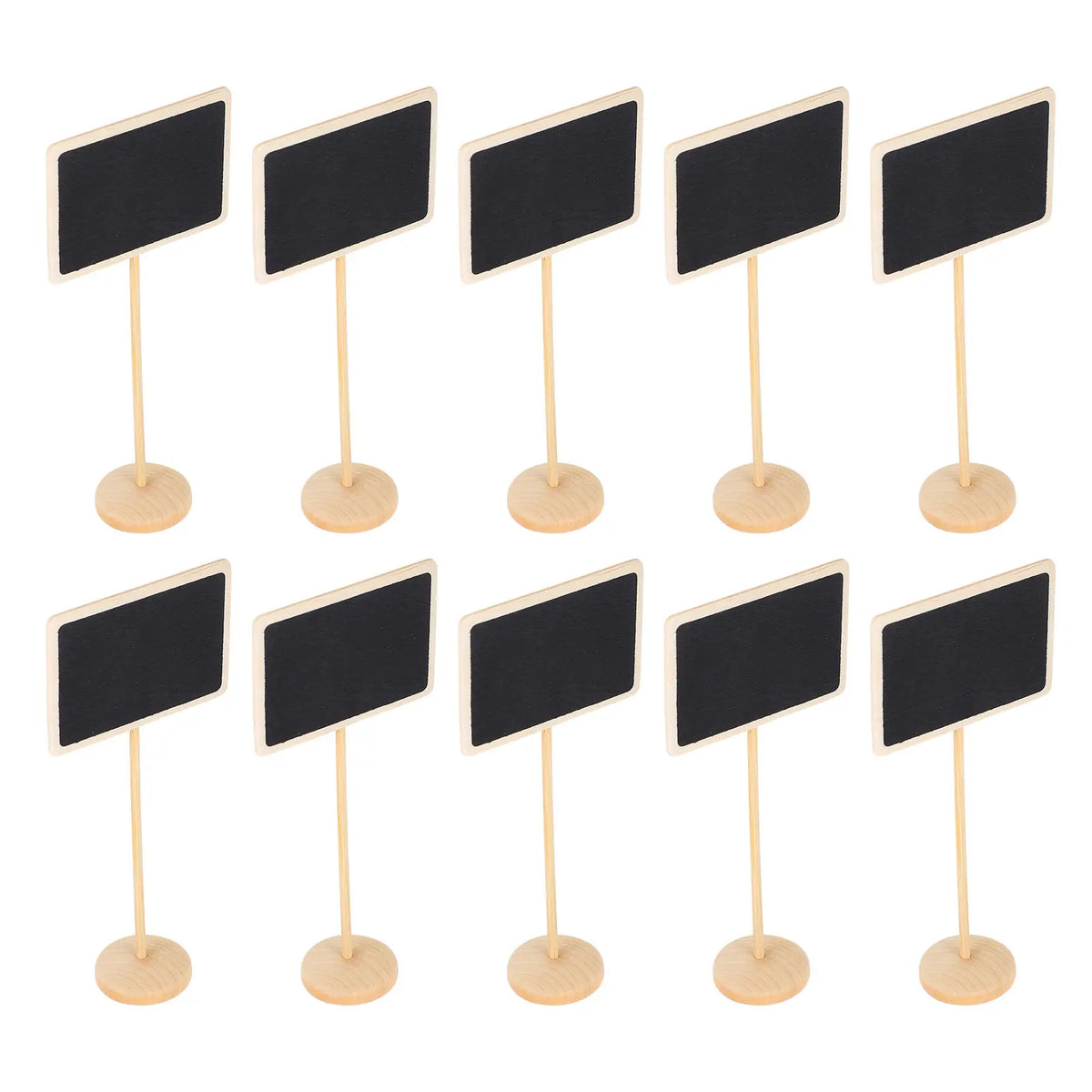 10pcs Mini Wooden Chalkboard Signs for Party & Wedding Decor Mini Chalkboard Signs PLUSH