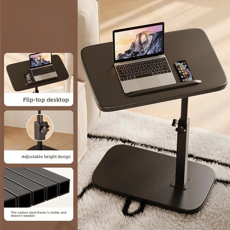 Rotatable Adjustable Laptop Stand Desk for Bed – Wood Laptop Bed Desk PLUSH black