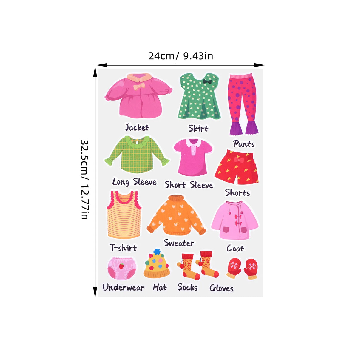 Clothing Classification Label Stickers – Wardrobe Organizer Clothing Label Stickers PLUSH