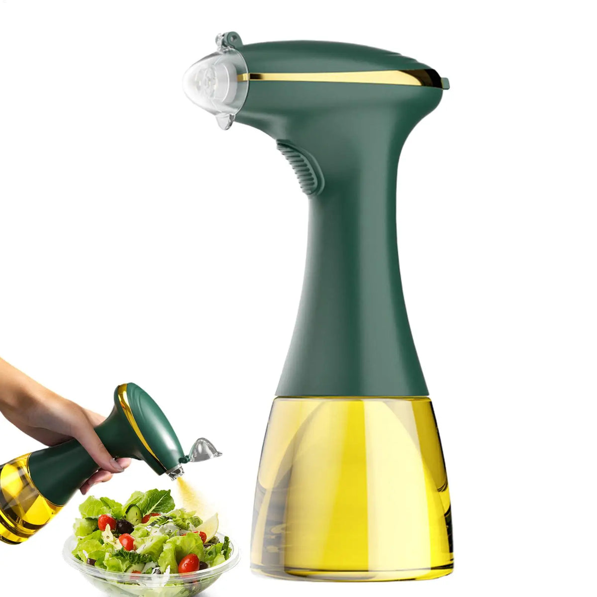 Electric USB Rechargeable Olive Oil Spray Bottle | Kitchen Mister Electric Oil Sprayer PLUSH