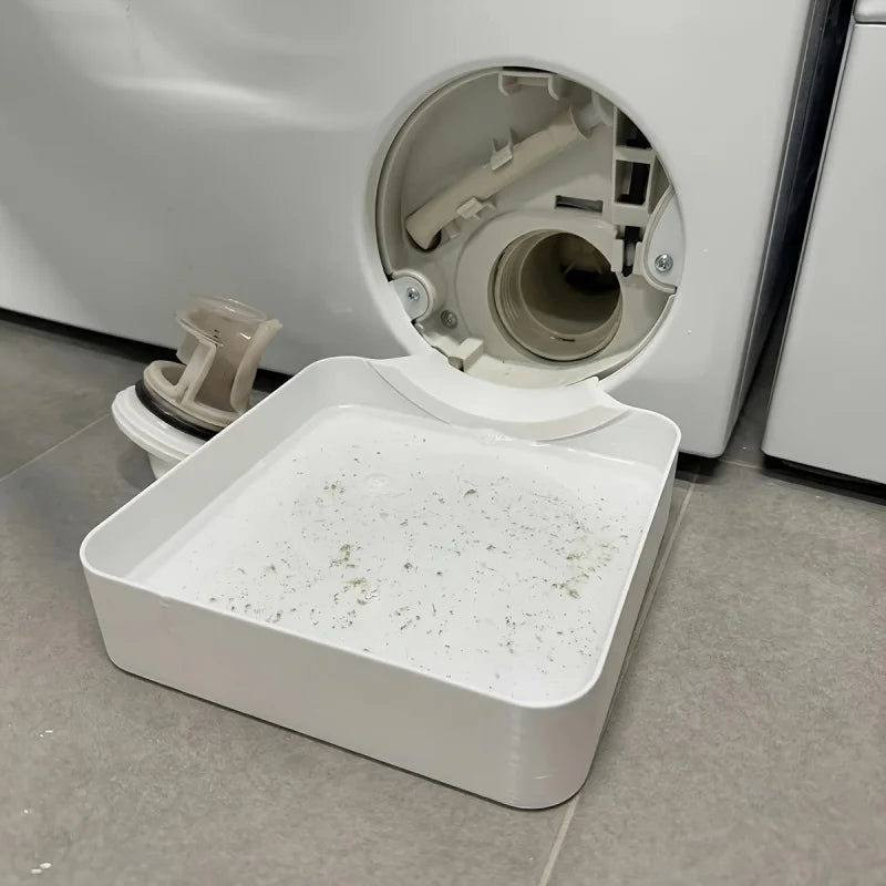 Washing Machine Drain Funnel – Fluff Filter Drip Tray Tool Appliance Drain Tool PLUSH