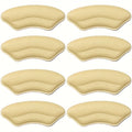 8-Pack Memory Foam Heel Pads – Self-Adhesive Shoe Inserts Heel Inserts PLUSH Beige 8pcs (4 pairs) 0