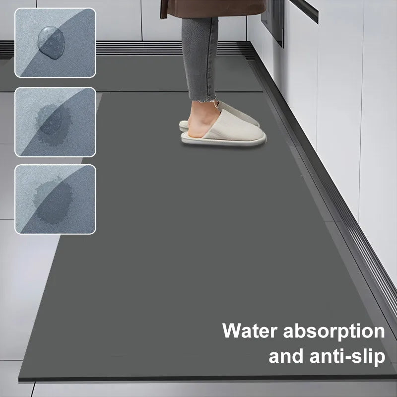 Non-Slip Waterproof Kitchen Mat | Absorbent Standing Rug Kitchen Floor Mat PLUSH