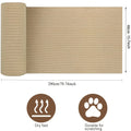 Self-Adhesive Cat Scratch Pad – Wall & Furniture Protector Cat Scratch Pad PLUSH Khaki