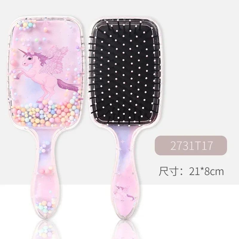 Kawaii Cartoon Animal Air Cushion Hair Comb for Kids Girls Kids Hair Comb PLUSH 2731T17