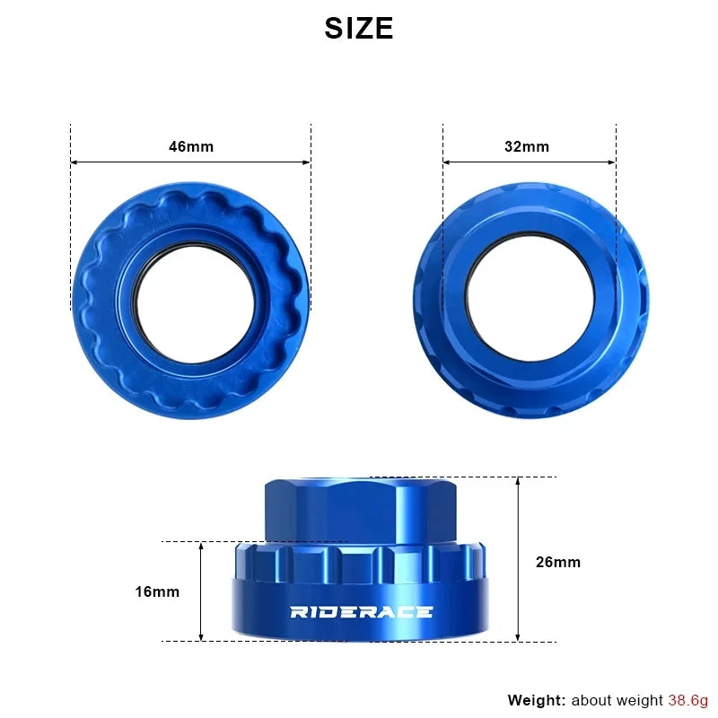 12-Speed Chainring Direct Mount Tool – Shimano M7100 M8100 M9100 Bike Chainring Tool PLUSH