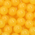 20pcs 16mm Jelly Acrylic Round Spacer Beads – DIY Jewelry Acrylic Spacer Beads PLUSH yellow 16mm