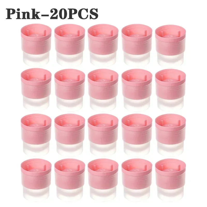Silicone Ice Ball Mold – Round Ice Cube Tray for Whiskey Ice Ball Mold PLUSH Pink-20PCS