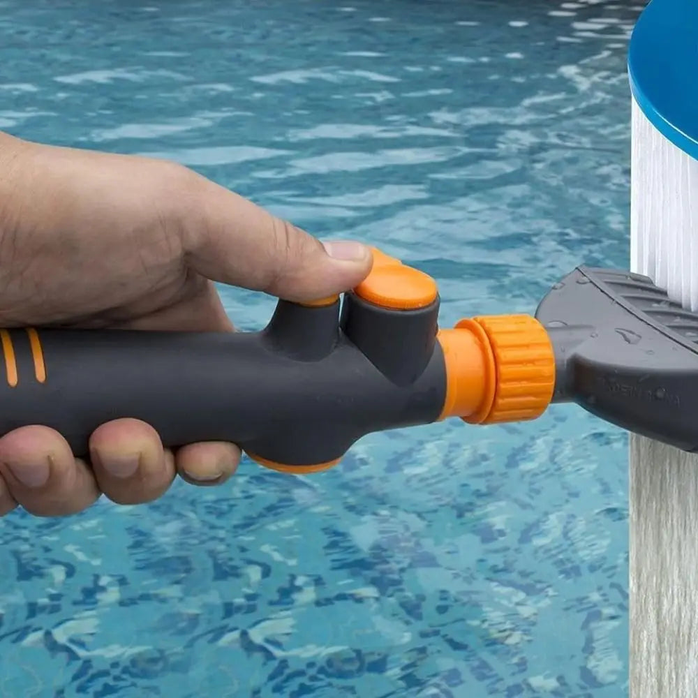 Pool & Spa Cartridge Filter Cleaning Brush – Portable ABS Pool Filter Brush PLUSH